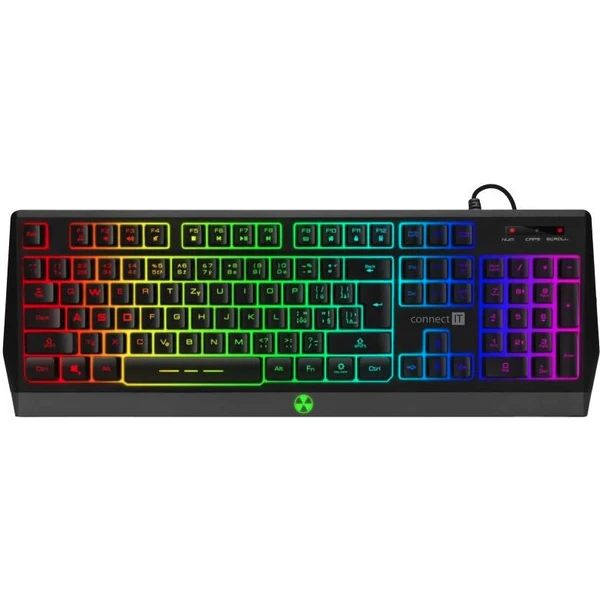 CONNECT IT BATTLE RGB herní klávesnice CZ/SK - Klávesnice - Obrázek YTNV600301