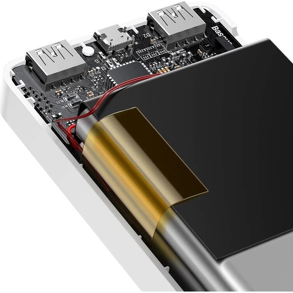 Baseus Bipow powerbanka 30000mAh bílá - Powerbanky - Obrázek YTTL000K01