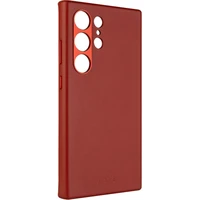 FIXED MagLeather kožený kryt s MagSafe Samsung Galaxy S24 Ultra červený - Pouzdra