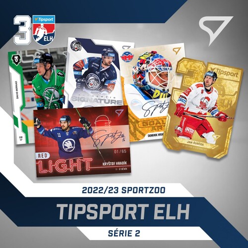 Hokejové karty SportZoo Retail balíček Tipsport ELH 2022/23 (2. série