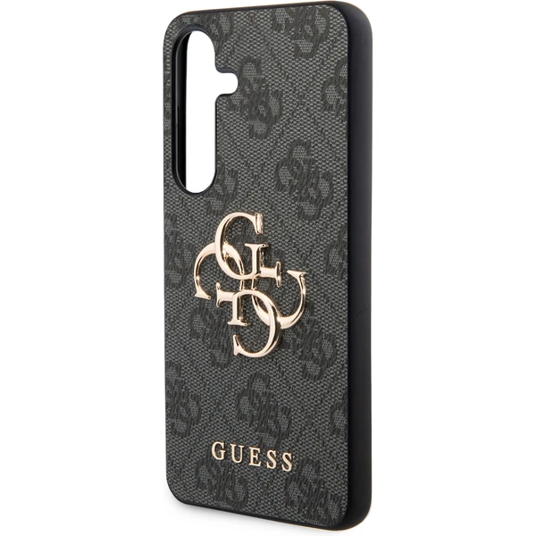 Guess PU 4G Metal Logo Zadní kryt Samsung Galaxy S24 šedý - Pouzdra - Obrázek YUH1000O01