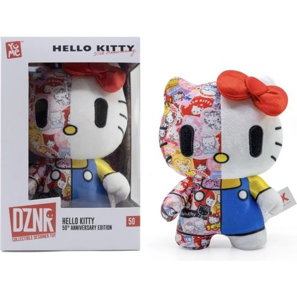 Plyšová figurka Yume Hello Kitty - 50th Anniversary 20 cm - Plyšové hračky - Obrázek YUTC000J01