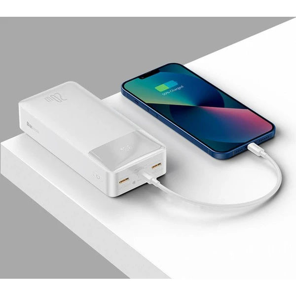 Baseus Bipow powerbanka 30000mAh bílá - Powerbanky - Obrázek YUTL000K01