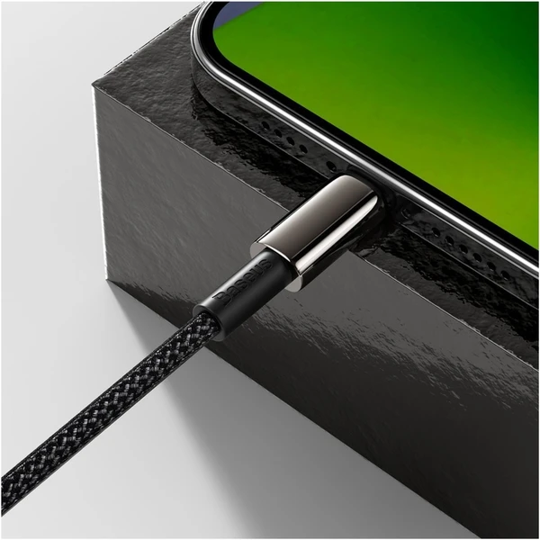 Baseus Tungsten Gold USB-C/Lightning napájecí kabel 20W 2m černý - Kabely a redukce - Obrázek YVKGF00101
