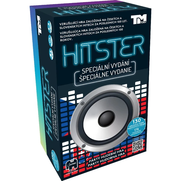 Hudební hra HITSTER CZ/SK Jumbo edice - Deskové hry - Obrázek YVPK000K01
