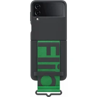Samsung Silicone Cover Strap Flip4 Black - Pouzdra