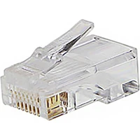 PremiumCord Konektor RJ45 8pinů - na drát, balení 100ks v sáčku - Konektory