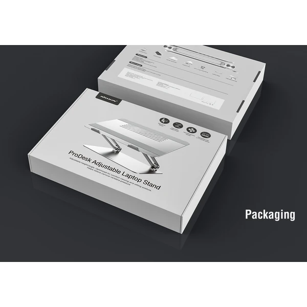 Nillkin ProDesk Adjustable stojánek na notebook šedý - Stojánky - Obrázek YXGZ000501
