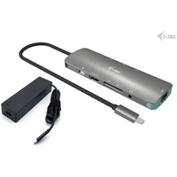 i-tec USB-C Metal Nano dokovací stanice 4K HDMI LAN + nabíječka - Dokovací stanice