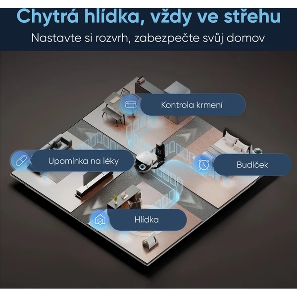 Enabot EBO Air 2 Plus bílá - IP kamery - Obrázek YY8L000K01