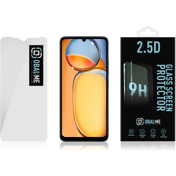 OBAL:ME 2.5D Tvrzené Sklo pro Xiaomi Redmi 13C 4G/Poco C65 čiré - Ochranné folie a skla - Obrázek YYX3000P01