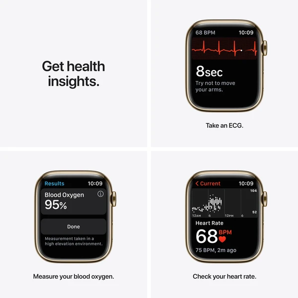Apple Watch Series 7 Cellular 45mm ocel - Chytré hodinky - Obrázek YYZZ000501