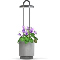 Click and Grow Smart Garden 1 HydroVase by Ermonix chytrý květináč šedý - Květináče