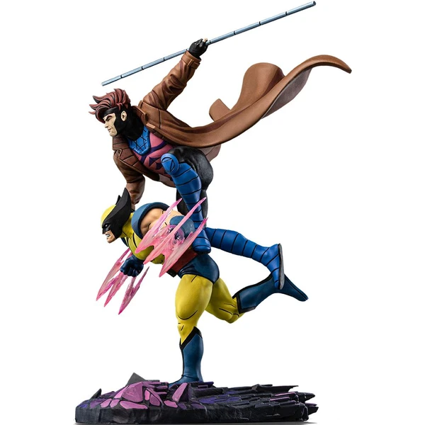 Soška Iron Studios Deluxe Art Scale 1/10 X-Men '97 - Gambit & Wolverine 29 cm - Sochy a sošky - Obrázek Z00R000K01