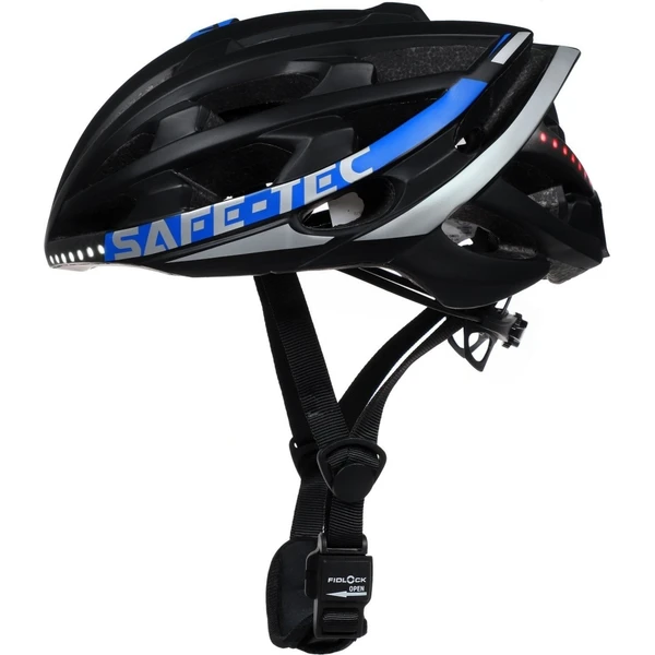 Safe-Tec TYR 2 chytrá helma na kolo L (58cm - 61cm) černá-modrá - Elektrické koloběžky - Hlavní obrázek