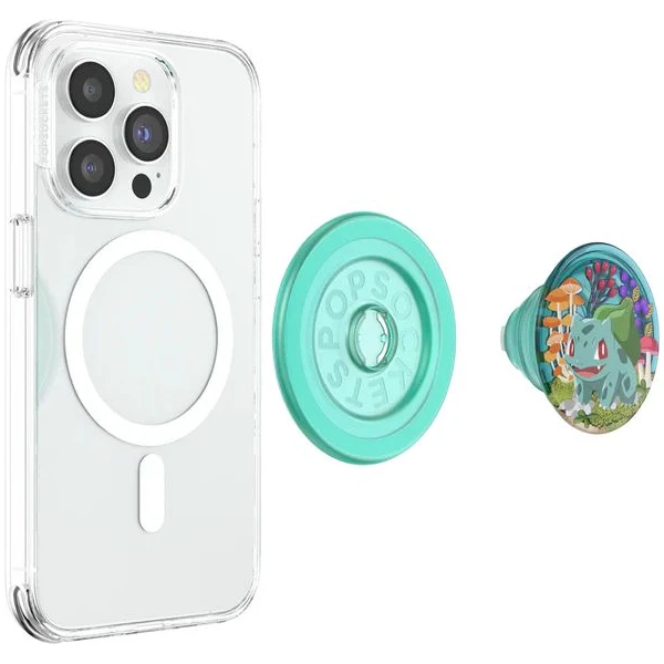 PopSockets PopGrip MagSafe (Round) Pokémon – Bulbasaur (MagSafe All) - Držáky - Obrázek Z096000J01