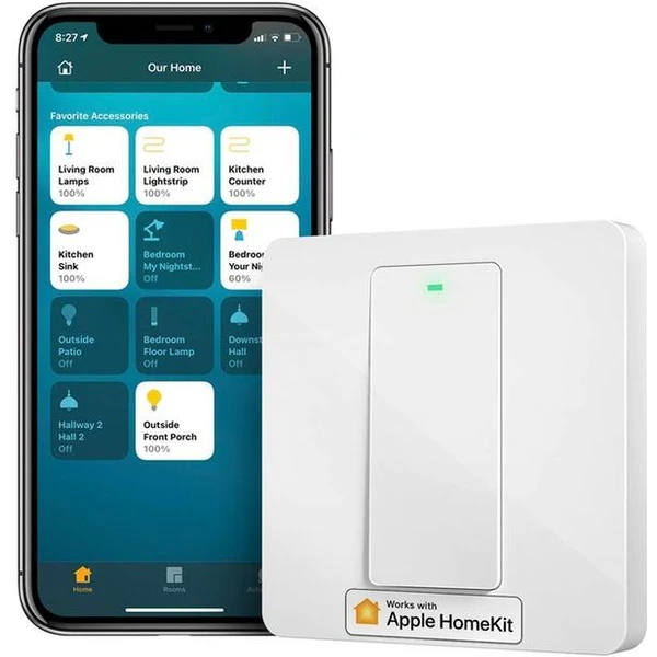 Meross Smart Wi-Fi Wall Switch 2 way Touch Button vypínač - Vychytávky - Hlavní obrázek