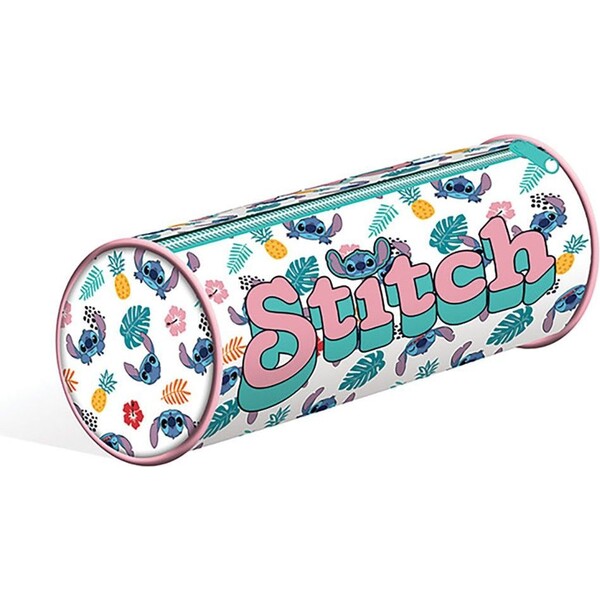 Kulatý penál Lilo a Stitch bílý