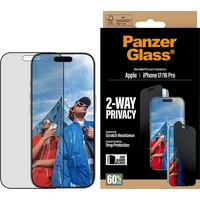 PanzerGlass® Privacy sklo Apple iPhone 17/16 Pro s instalačním rámečkem - Ochranné folie a skla