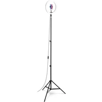CONNECT IT Selfie12Ring kruhové 12" LED světlo + stativ 2,1 m - Nástroje pro streaming