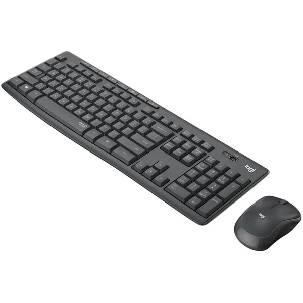 Logitech MK295 Silent Wireless Combo bezdrátová klávesnice CZ/SK + myš černá - Klávesnicové sety - Obrázek Z0OR000501