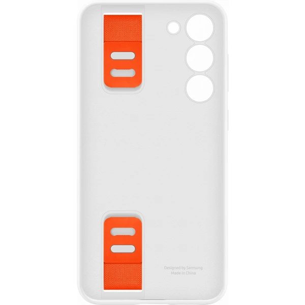 Samsung Silicone Grip Case Galaxy S23+ white - Pouzdra - Obrázek Z0P0G00101