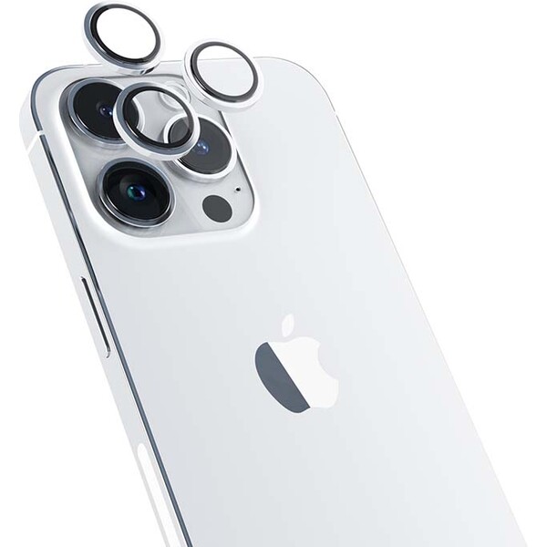 EPICO ochranné sklíčko na kameru Apple iPhone 14 Pro / 14 Pro Max stříbrné Stříbrná