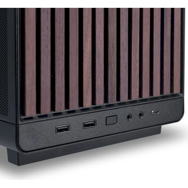 Lian Li A3-mATX Wood Edition Tempered Glass černá - Počítačové skříně - Obrázek Z12O000K01