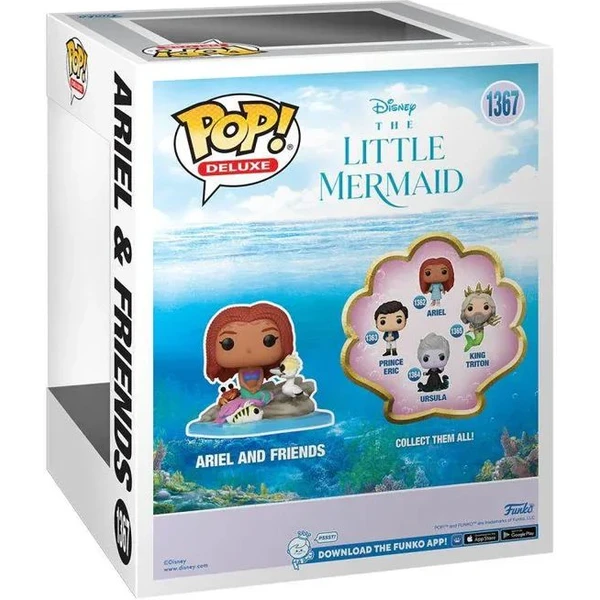 Funko POP! #1367 Deluxe Disney: The Little Mermaid (Live Action) - Ariel & Friends - Funko POP! - Obrázek Z16D000P01