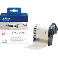 Brother DK-22212 filmová role černá na bílé, 62 mm - Pásky pro štítkovače