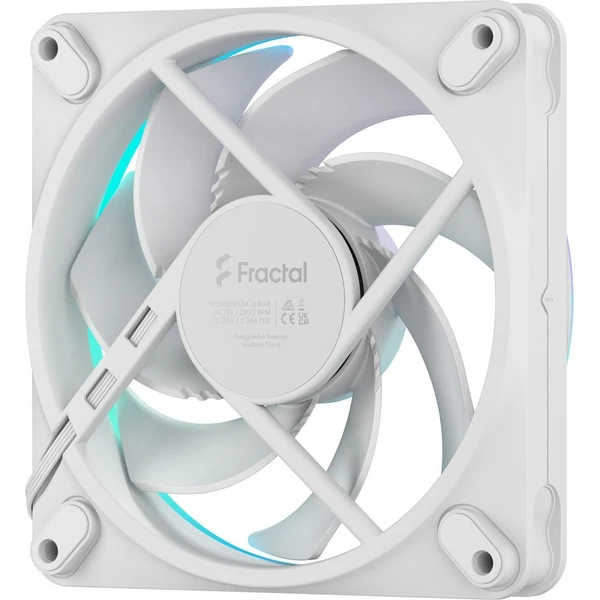 Fractal Design Momentum 12 RGB bílý - Ventilátory pro PC - Obrázek Z1JF000O01