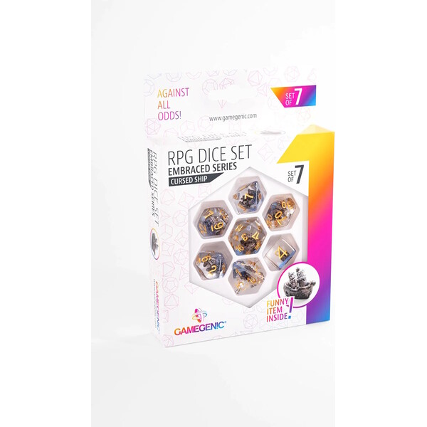 Gamegenic: Embraced Series Cursed Ship RPG Dice Set 7pcs Multicolor