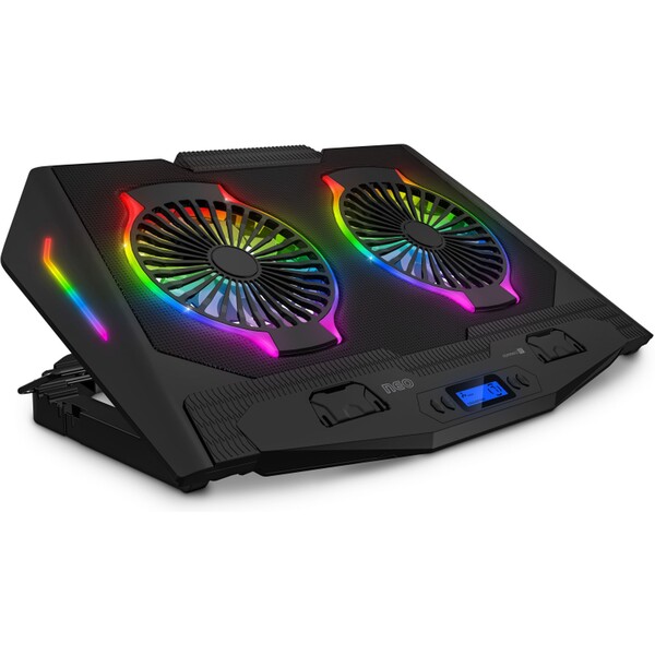 CONNECT IT NEO RGB chladicí podložka pod notebook černá CCP-3020-BK Černá