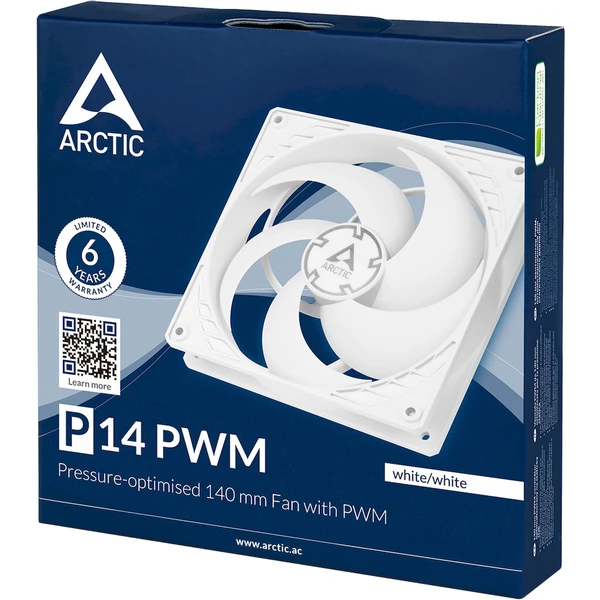 Arctic P14 PWM bílo-průhledný - Ventilátory pro PC - Obrázek Z23B000L01