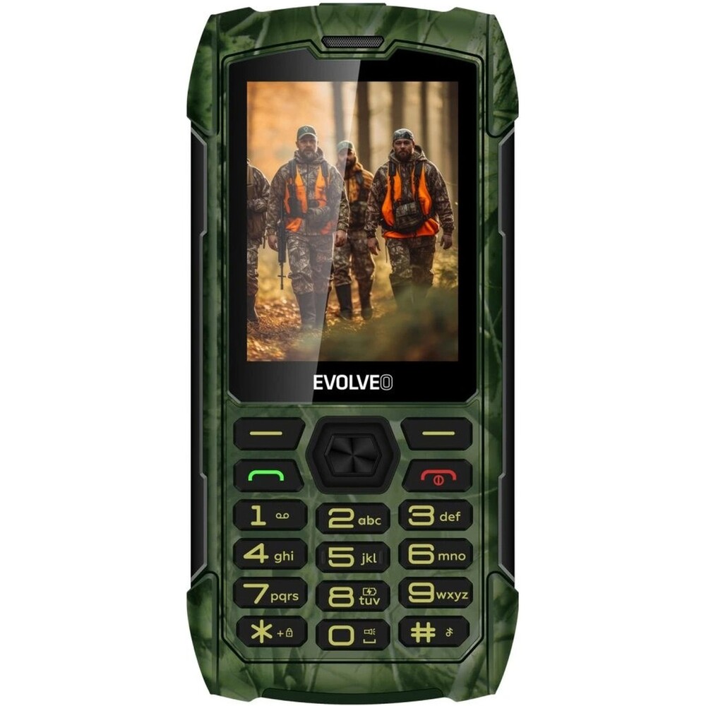 EVOLVEO StrongPhone H1 vodotěsný odolný Dual SIM telefon lovecká kamufláž, CZ