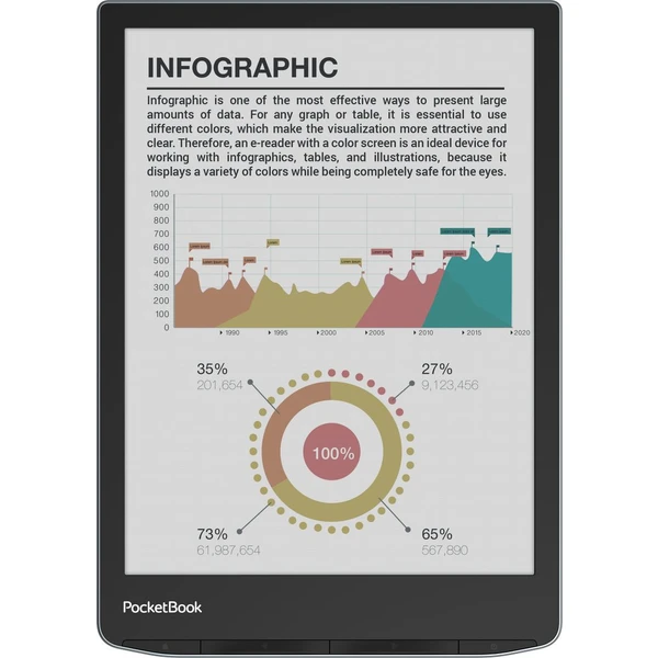 PocketBook InkPad Color 3 šedá - Čtečky elektronických knih - Obrázek Z267000701