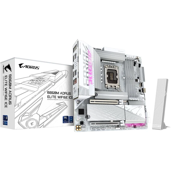 GIGABYTE B860M A ELITE WF6E ICE - Základní desky - Obrázek Z2BB000O01