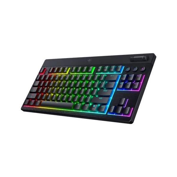 Razer BlackWidow V4 Low-profile Tenkeyless HyperSpeed Yellow Switch herní klávesnice (US) černá - Klávesnice - Obrázek Z2NI000K01
