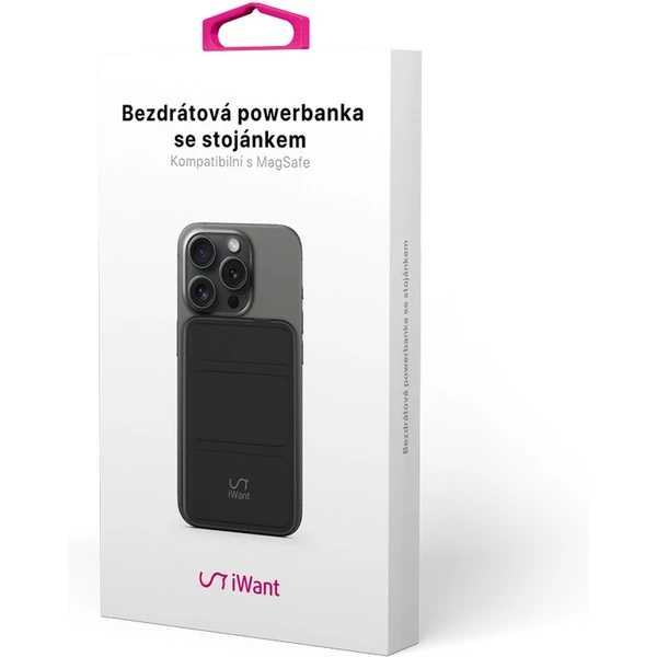 iWant MagSafe powerbanka 7000 mAh černá - Powerbanky - Obrázek Z2U2000O01