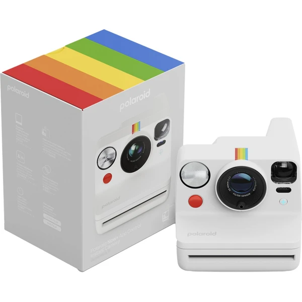 Polaroid Now+ Gen 3 White - Fotoaparáty - Obrázek Z35D000K01