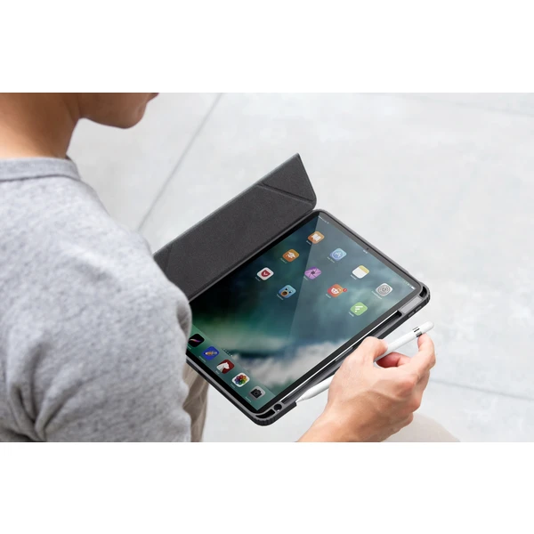 UNIQ Moven pouzdro iPad 10,9" (2022)/iPad 11" (2025) šedé - Pouzdra - Obrázek Z38M300401