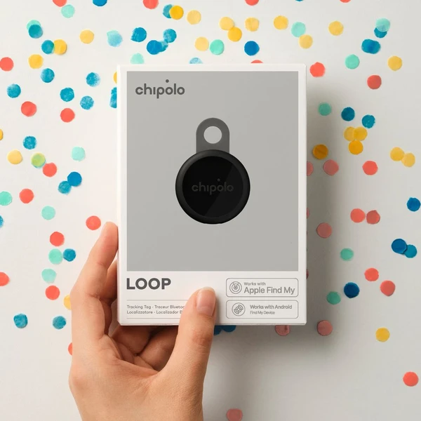 Chipolo LOOP Bluetooth lokátor černý - Lokátory - Obrázek Z3DJ000K01
