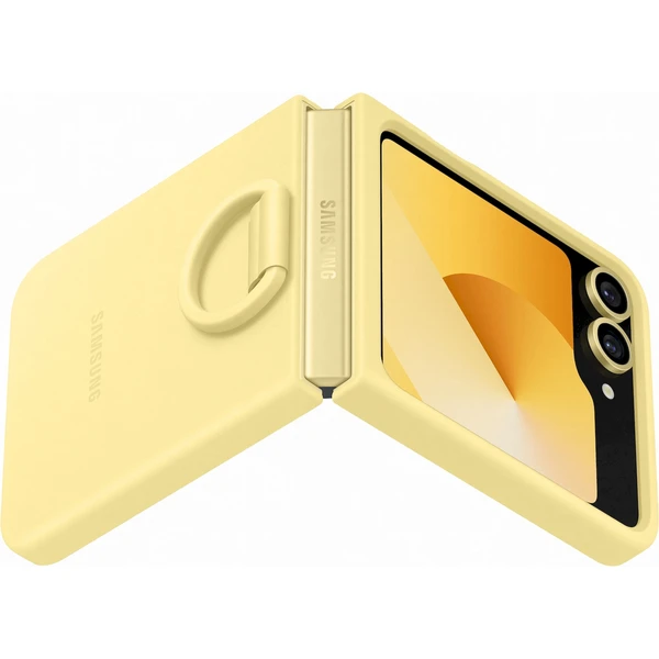 Samsung Silicone Case kryt Galaxy Z Flip6 žlutý - Pouzdra - Obrázek Z3E7000L01