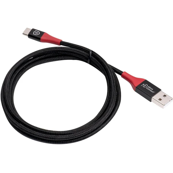 MicroConnect Safe Charge USB-A/USB-C napájecí kabel 12W 1,5m černý - Kabely a redukce - Obrázek Z3PF000O01