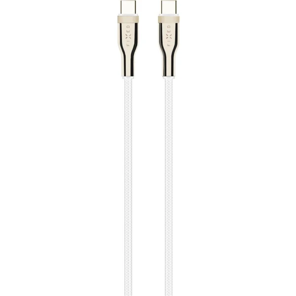 FIXED USB-C/USB-C napájecí kabel 100W 1,2m bílý - Kabely a redukce - Obrázek Z3VO100501