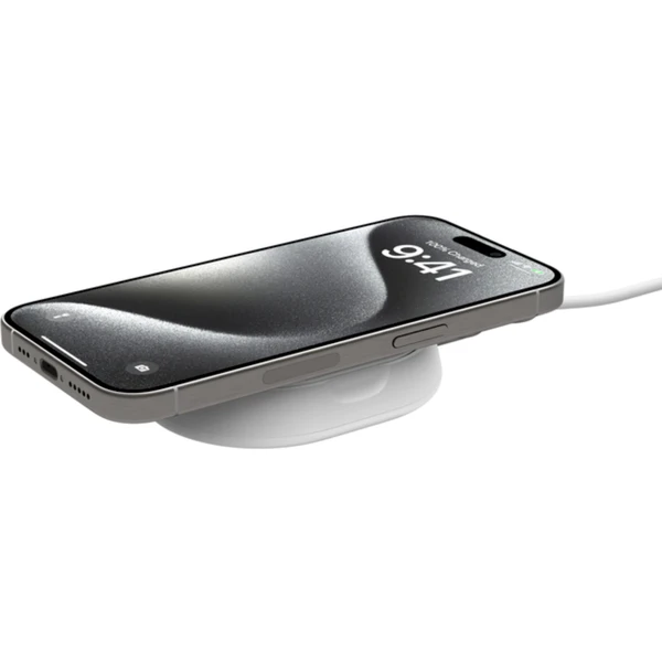 Belkin BOOST CHARGE PRO Qi2/MagSafe nabíječka (15W) bez adaptéru bílá - Nabíječky - Obrázek Z422000O01
