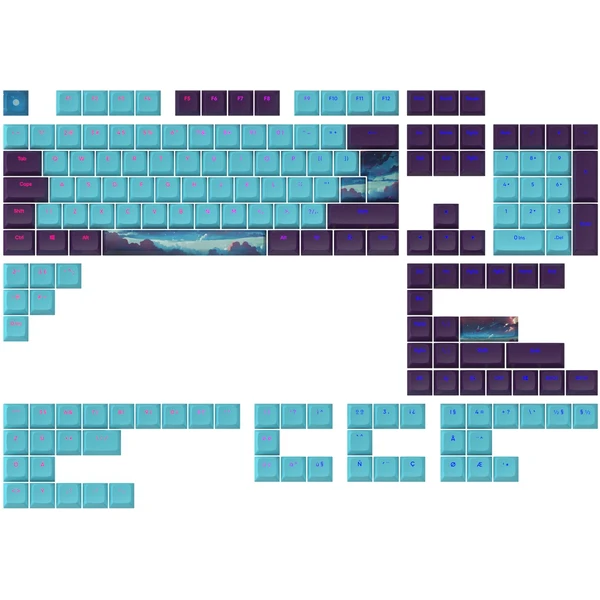 Dark Project - Night Sky keycaps - Klávesnice - Obrázek Z4DD000P01