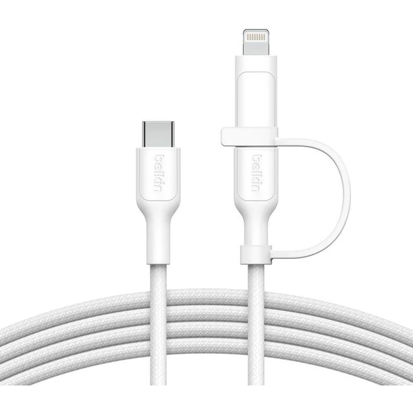 Belkin BOOST Charge PRO 2v1 napájecí kabel 60W 1,5m bílý  - Kabely a redukce - Obrázek Z4EN000K01