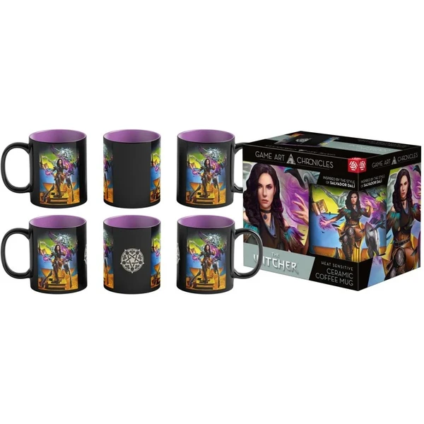 Hrnek Game Art Chronicles: The Witcher Yennefer Dalí (měnící se motiv) 450 ml - Hrnky - Obrázek Z4FB000N01