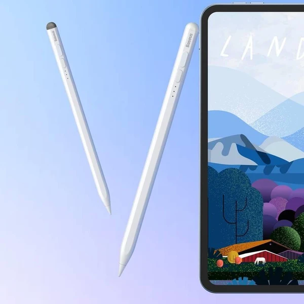 Baseus Smooth Writing 2 stylus s LED indikátory bílý - Stylusy - Obrázek Z4UF000P01